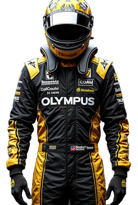 2024 Bleugüs F1 Replica Race Suit – Black & Yellow Elite Edition