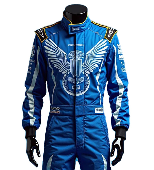 Blue Eagle Formula Kart Racing Suit – Replica Design Edition