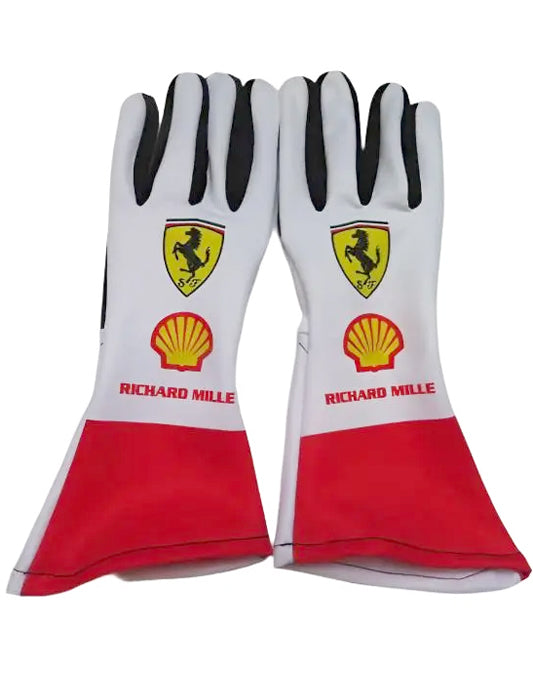 2023 Charles Leclerc Ferrari F1 Race Gloves- MONACO GP