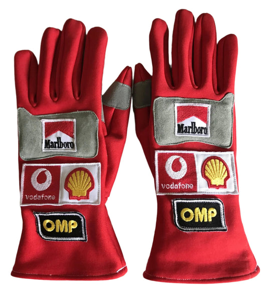 F1 2004 Michael Schumacher Gloves F1 Race Gloves- Dubai Racing Gear