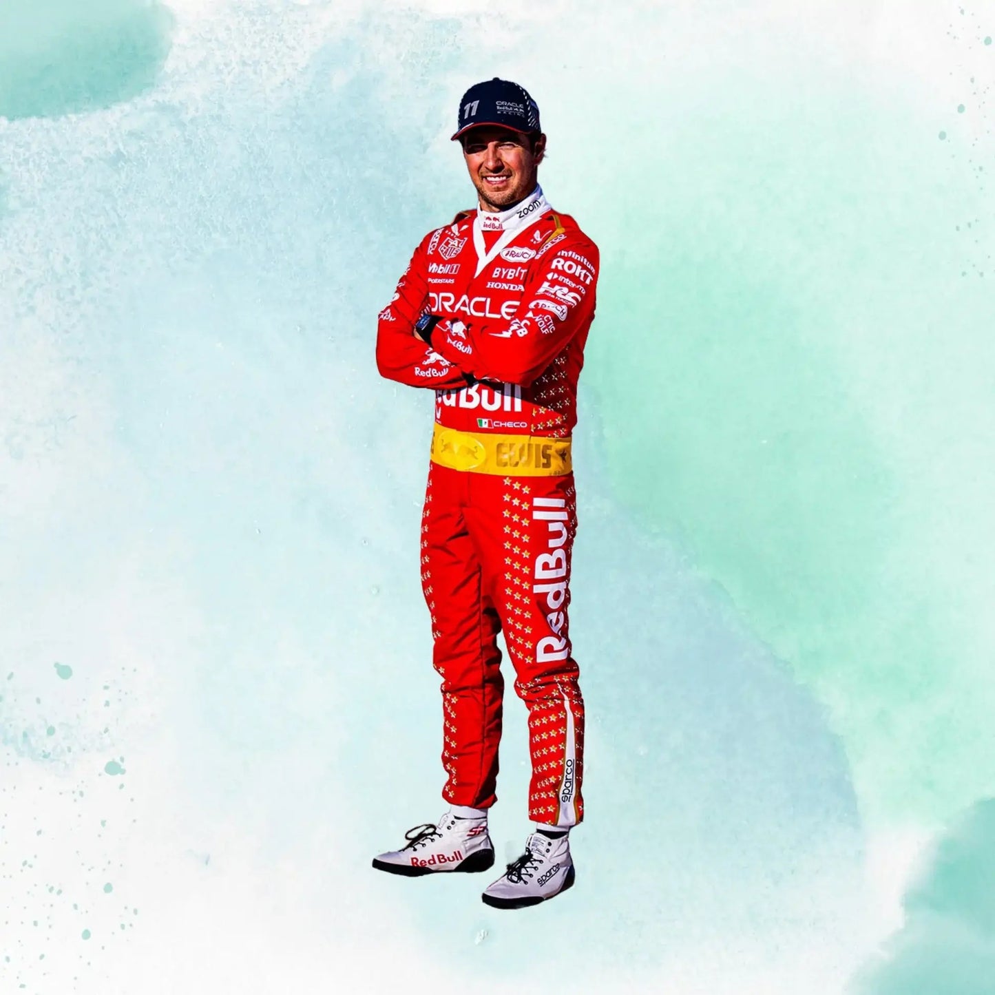 Red Bull Las Vegas Grand Prix Sergio Perez Race Suit 2023