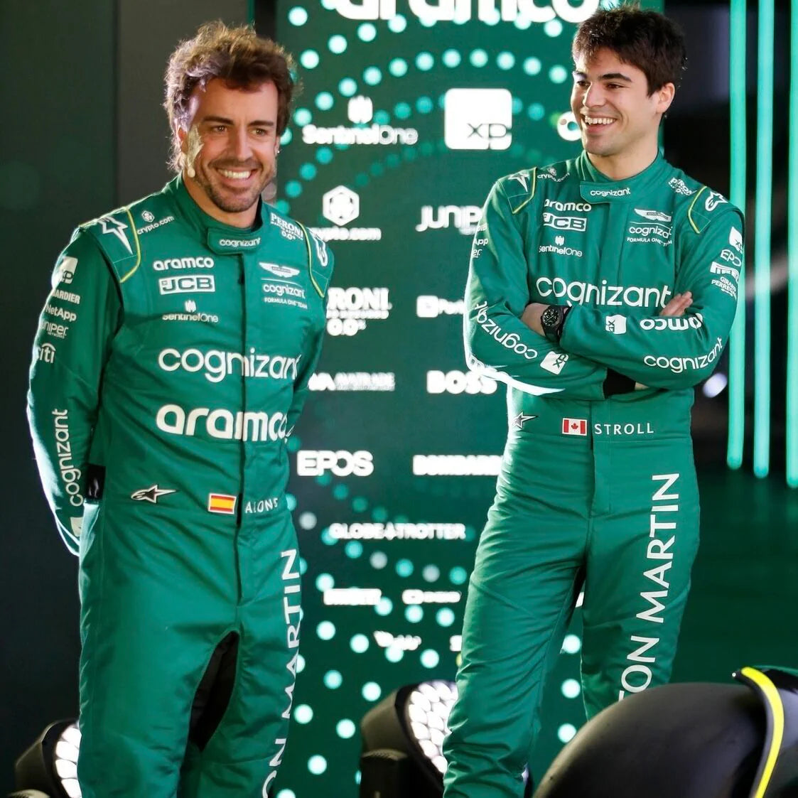 Aston Martin 2023 Alonso F1 Team Replica Race Suit- Dubai Racing Gear