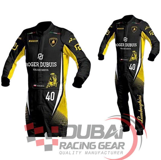 Lamborghini Go Kart Racing Suit With Digital Sublimation Print